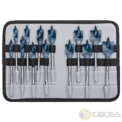 Bosch 13-piece Self Cut Speed Spade Bit Set 10; 12; 13; 14; 16; 18; 20; 22; 24; 25; 28; 30; 32mm 2608587010