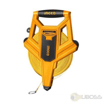 Ingco Fibreglass Measuring Tape 100M x 12.5mm HFMT82100
