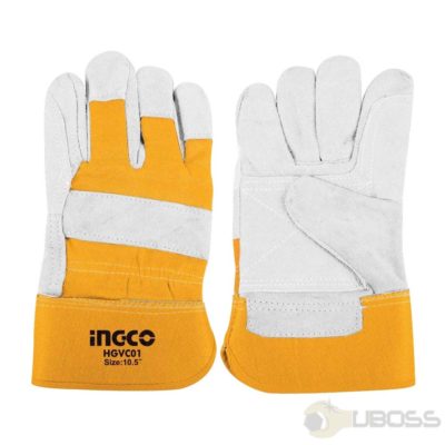 Ingco Industrial Leather Gloves HGVC01